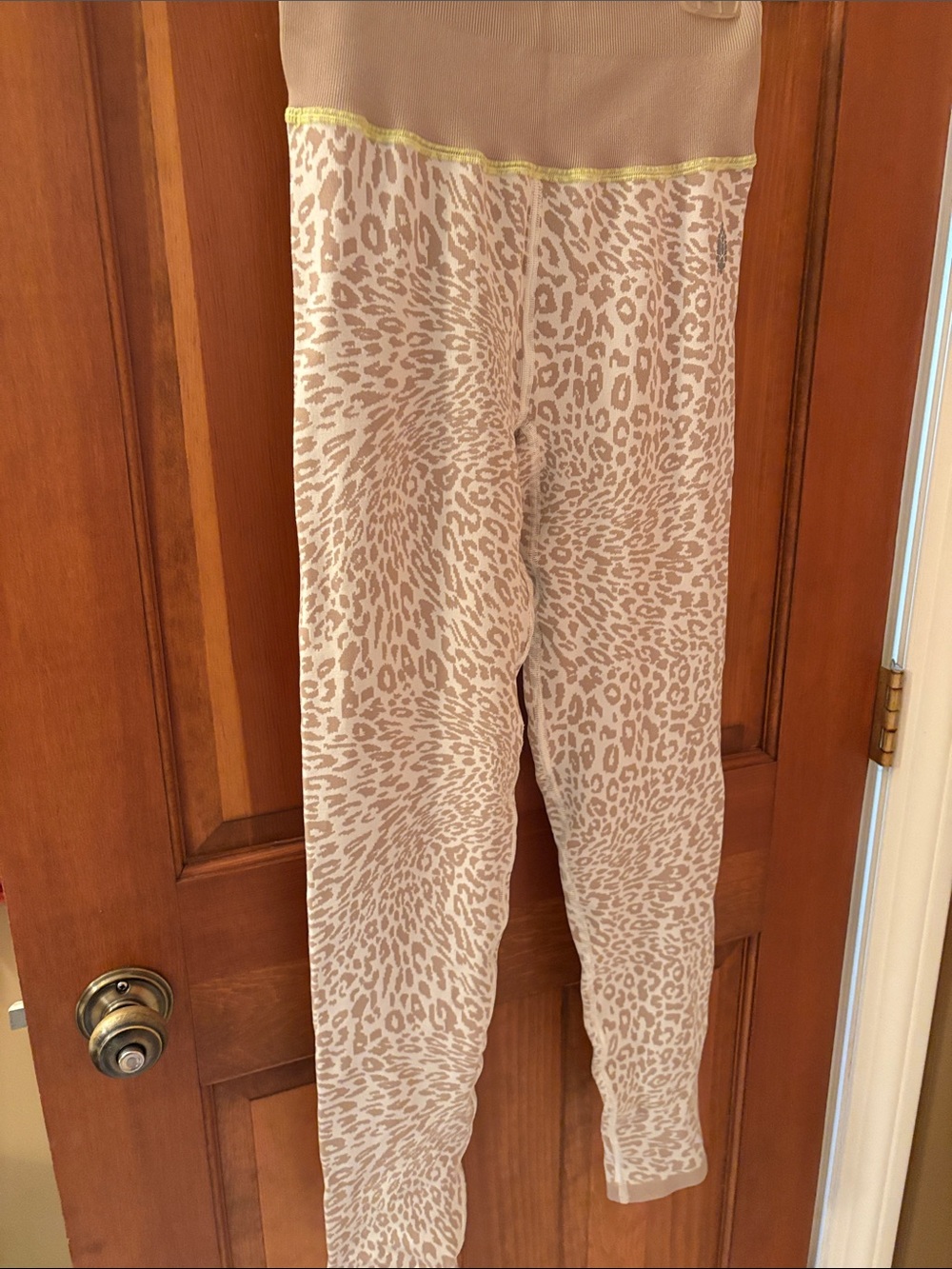 Free People leopard print leggings